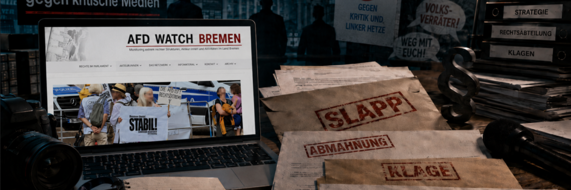 SLAPP ist eine Strategie rechter Akteur:innen die freie kritische Presse einzuschüchtern und instrumentalisiert dazu nicht zuletzt Polizei und Justiz. (Symbolbild)