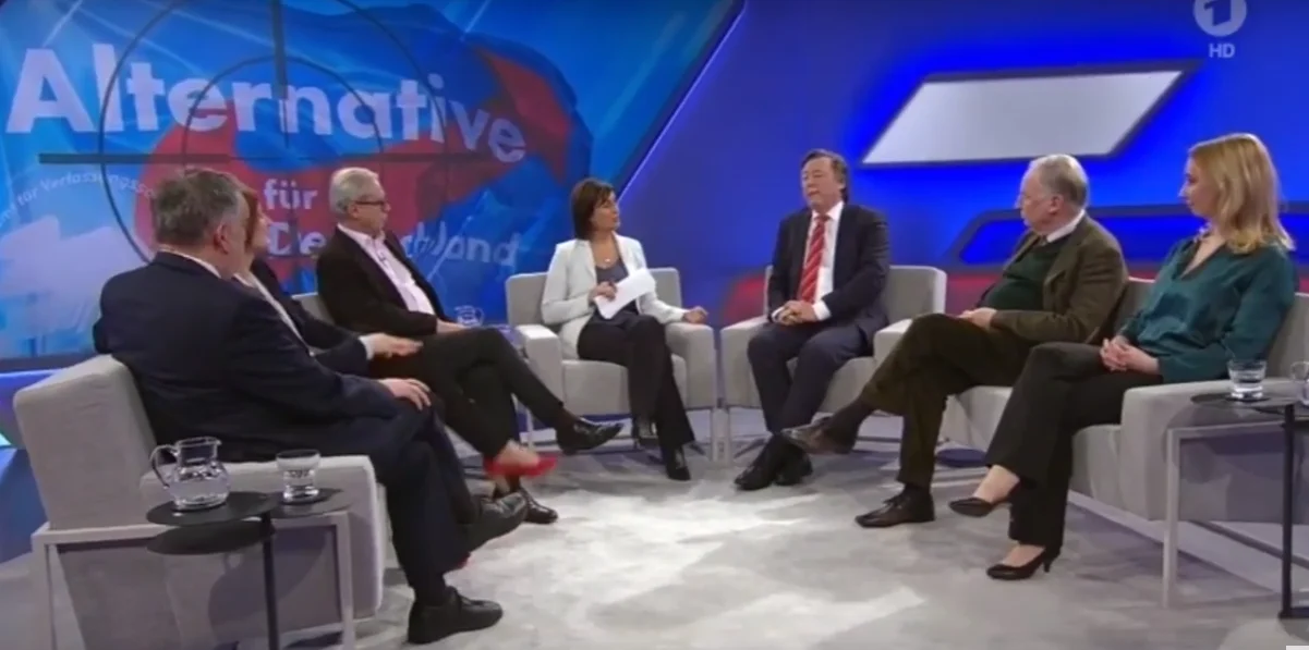Gesprächsrunde der Sendung Maischberger mit Alexander Gauland am 23. Januar 2019.